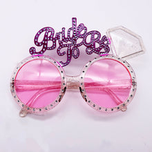 Load image into Gallery viewer, Pink Bling Diamond Bridal To Be Glasses for Bridal Shower or Bachelorette Party