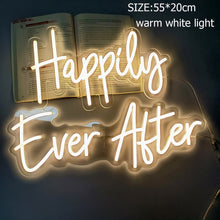 Load image into Gallery viewer, Acrylic Neon Signs Made For Indoor Wedding-Birthday or Any Party Decoration