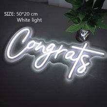 Load image into Gallery viewer, Acrylic Neon Signs Made For Indoor Wedding-Birthday or Any Party Decoration