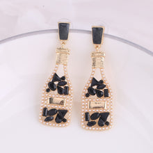 Load image into Gallery viewer, Boho Earrings - Fashion Beaded Earrings - Bride Chic Bottle Earrings