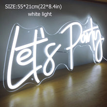 Load image into Gallery viewer, Acrylic Neon Signs Made For Indoor Wedding-Birthday or Any Party Decoration