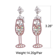 Load image into Gallery viewer, Boho Earrings - Fashion Beaded Earrings - Bride Chic Bottle Earrings