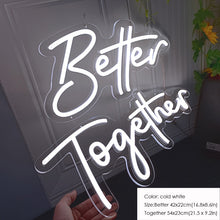 Load image into Gallery viewer, Acrylic Neon Signs Made For Indoor Wedding-Birthday or Any Party Decoration