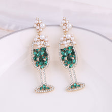 Load image into Gallery viewer, Boho Earrings - Fashion Beaded Earrings - Bride Chic Bottle Earrings