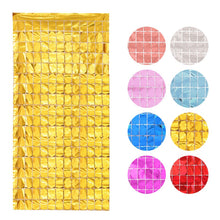 Load image into Gallery viewer, Party Background Glitter Look Curtain Glitter Backdrop Wedding - Party Decoration
