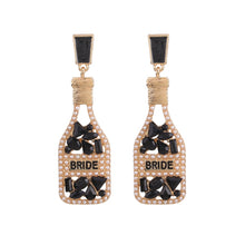 Load image into Gallery viewer, Boho Earrings - Fashion Beaded Earrings - Bride Chic Bottle Earrings