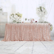 Load image into Gallery viewer, Sequin Rectangular Table Skirting for Party Tables - Wedding Decoration-Party Linen