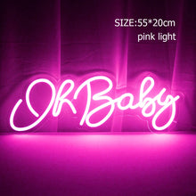 Load image into Gallery viewer, Acrylic Neon Signs Made For Indoor Wedding-Birthday or Any Party Decoration