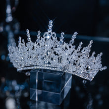 Load image into Gallery viewer, Glamour Princess Tiaras - Crowns Headpiece for Bride or Quinceanera