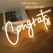 Load image into Gallery viewer, Acrylic Neon Signs Made For Indoor Wedding-Birthday or Any Party Decoration