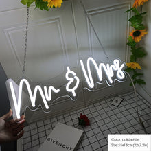 Load image into Gallery viewer, Acrylic Neon Signs Made For Indoor Wedding-Birthday or Any Party Decoration
