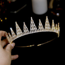 Load image into Gallery viewer, Stars Galore Gold Collection Crowns-Bridal Tiaras