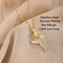 Load image into Gallery viewer, Sweet Elegant Ballerina Girl Crystal Zirconia Pendant Necklace-Jewelry Gift for a Special Lady or Quinceanera