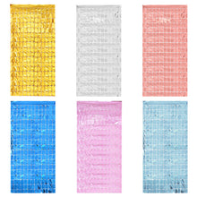 Load image into Gallery viewer, Party Background Glitter Look Curtain Glitter Backdrop Wedding - Party Decoration