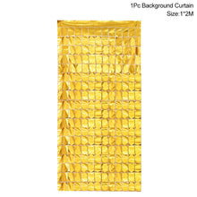 Load image into Gallery viewer, Party Background Glitter Look Curtain Glitter Backdrop Wedding - Party Decoration