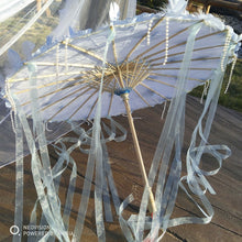 Load image into Gallery viewer, Fancy Decorative Parasols -Umbrellas with Ribbons and Flowers