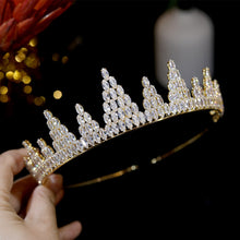 Load image into Gallery viewer, Stars Galore Gold Collection Crowns-Bridal Tiaras