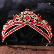 Load image into Gallery viewer, Ribbons Design Retro Crystal Tiara