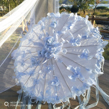 Load image into Gallery viewer, Fancy Decorative Parasols -Umbrellas with Ribbons and Flowers