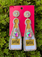 Load image into Gallery viewer, Boho Earrings - Fashion Beaded Earrings - Bride Chic Bottle Earrings