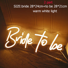 Load image into Gallery viewer, Acrylic Neon Signs Made For Indoor Wedding-Birthday or Any Party Decoration