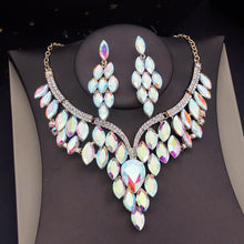 Load image into Gallery viewer, Fit for a Queen Jewelry Set -  Tiara - Choker Necklace-Earrings - Brides- Quinceañeras