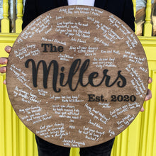 Load image into Gallery viewer, Rustic Wedding Sign - A Wooden Wedding Guest Book Alternative