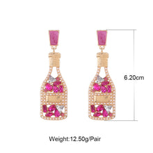 Load image into Gallery viewer, Boho Earrings - Fashion Beaded Earrings - Bride Chic Bottle Earrings