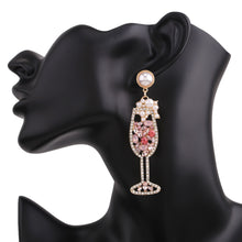 Load image into Gallery viewer, Boho Earrings - Fashion Beaded Earrings - Bride Chic Bottle Earrings