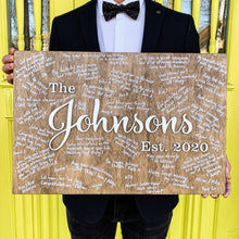 Load image into Gallery viewer, Rustic Wedding Sign - A Wooden Wedding Guest Book Alternative