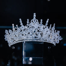 Load image into Gallery viewer, Glamour Princess Tiaras - Crowns Headpiece for Bride or Quinceanera