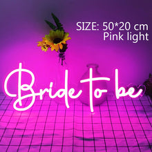 Load image into Gallery viewer, Acrylic Neon Signs Made For Indoor Wedding-Birthday or Any Party Decoration