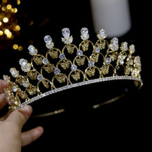 Load image into Gallery viewer, Stars Galore Gold Collection Crowns-Bridal Tiaras