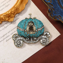 Load image into Gallery viewer, Vintage Fairytale Carriage Brooch-Pin