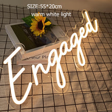 Load image into Gallery viewer, Acrylic Neon Signs Made For Indoor Wedding-Birthday or Any Party Decoration
