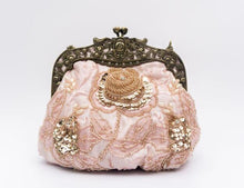 Load image into Gallery viewer, Lovely Beaded Embroidered Vintage Evening Bag-Sequined Clutch