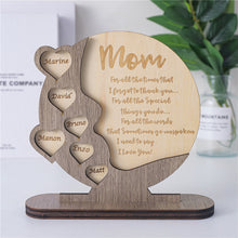 Load image into Gallery viewer, Personalized Vintage Wooden Family Tree Sign-Laser Engraved-Mom Dad Custom Gift