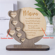 Load image into Gallery viewer, Personalized Vintage Wooden Family Tree Sign-Laser Engraved-Mom Dad Custom Gift