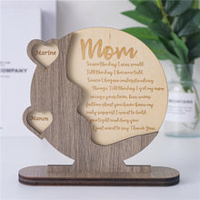 Load image into Gallery viewer, Personalized Vintage Wooden Family Tree Sign-Laser Engraved-Mom Dad Custom Gift