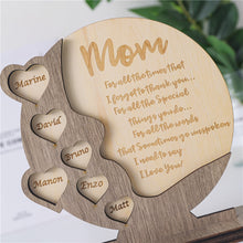 Load image into Gallery viewer, Personalized Vintage Wooden Family Tree Sign-Laser Engraved-Mom Dad Custom Gift