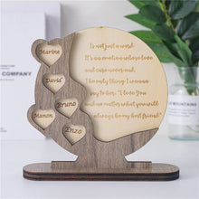 Load image into Gallery viewer, Personalized Vintage Wooden Family Tree Sign-Laser Engraved-Mom Dad Custom Gift