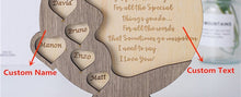 Load image into Gallery viewer, Personalized Vintage Wooden Family Tree Sign-Laser Engraved-Mom Dad Custom Gift