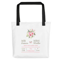 Load image into Gallery viewer, Wedding Day Keepsake Tote bag