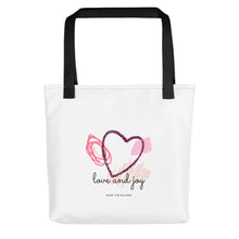 Load image into Gallery viewer, Heart Silhouette Personalized Design Tote bag