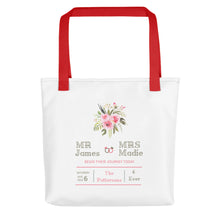 Load image into Gallery viewer, Wedding Day Keepsake Tote bag