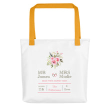 Load image into Gallery viewer, Wedding Day Keepsake Tote bag