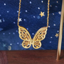 Load image into Gallery viewer, Butterfly Jewelry Sets - Necklaces and Luxury Cubic Zircon CZ Stud Earrings