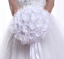 Load image into Gallery viewer, Loveliness Bridal Silk Rose Wedding Bouquet for Bride or Bridesmaid