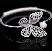 Load image into Gallery viewer, Butterfly Jewelry Sets - Necklaces and Luxury Cubic Zircon CZ Stud Earrings