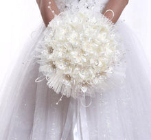 Load image into Gallery viewer, Loveliness Bridal Silk Rose Wedding Bouquet for Bride or Bridesmaid